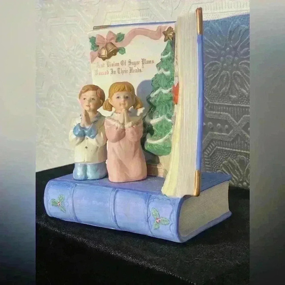 Vintage, 1988 Lefton Children and Santa Music Box with Original Box - Picture 8 of 16